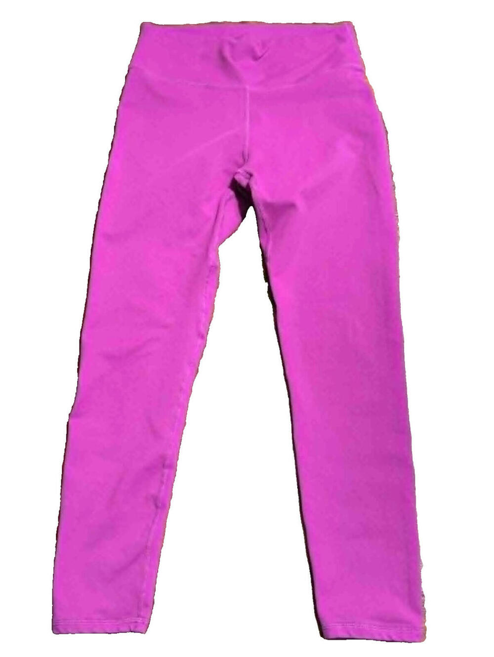 Fabletics Womens High Rise Leggings M Pink Compression Workout Pants